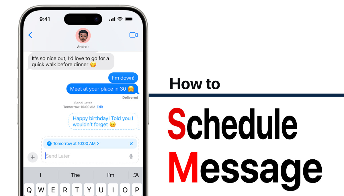 schedule message on iphone 16