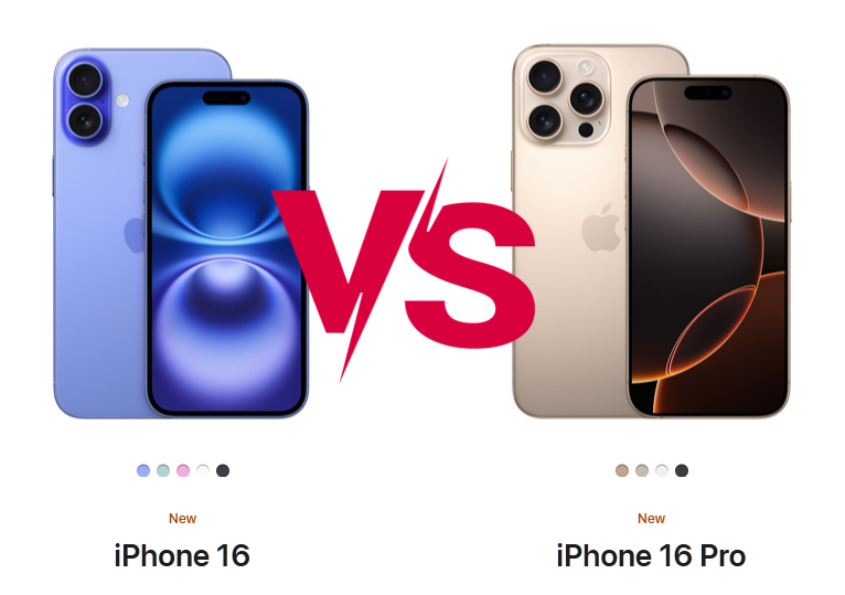 iphone 16 vs 16 pro